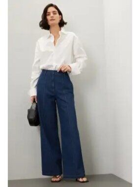R-160. Rosetta Getty Denim Trousers US 4